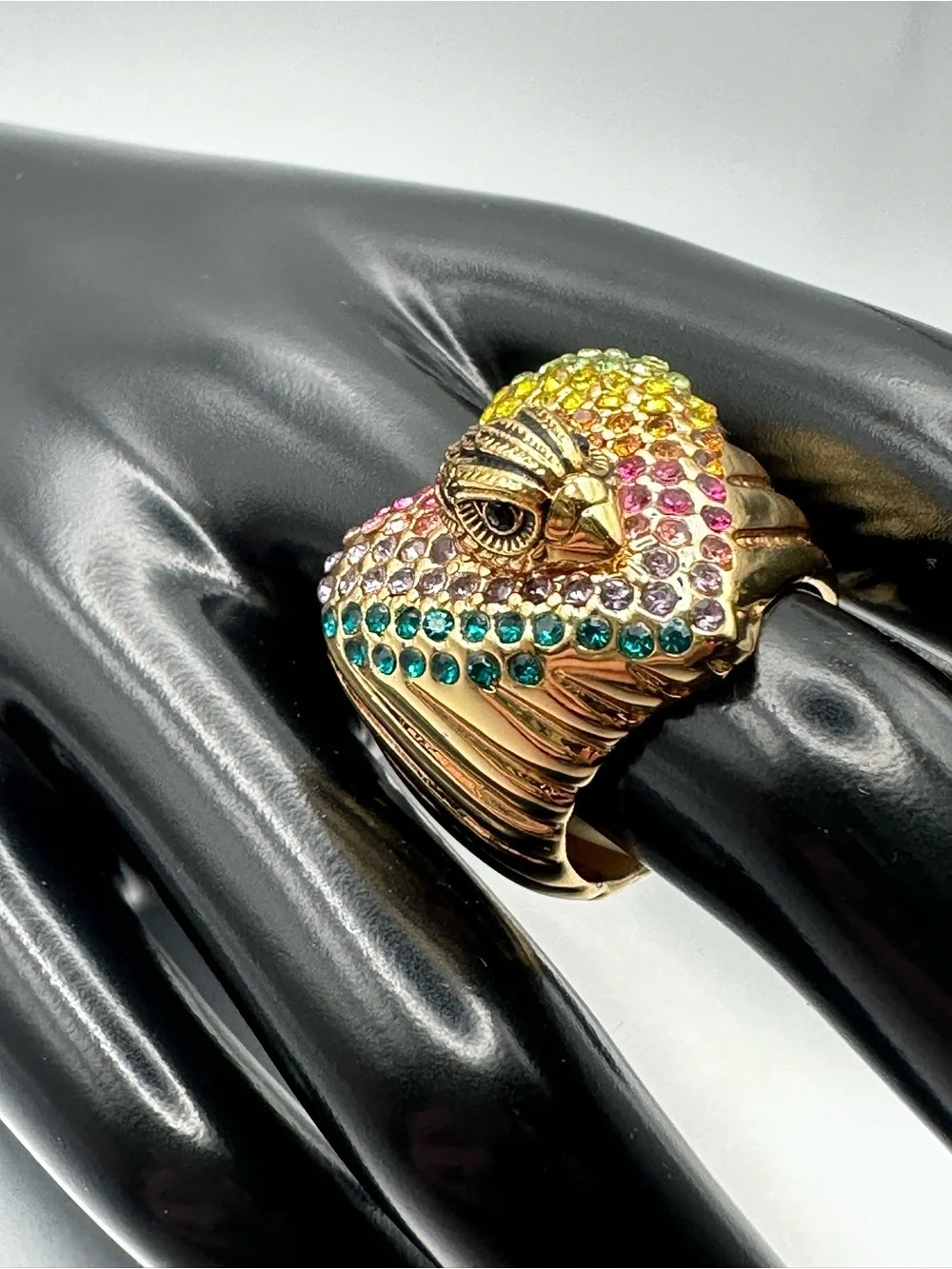 Kurt Geiger Eagle Heart Crystal ring